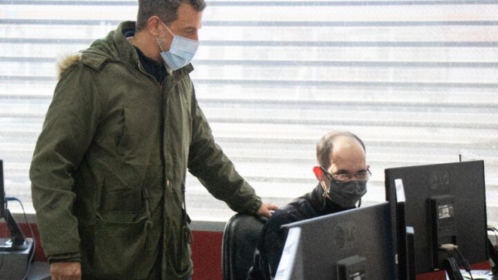 KRAVETZ RECORRIÓ EL CENTRO DE MONITOREO Y AGRADECIÓ EL TRABAJO DE LOS VIDEOVIGILANTES