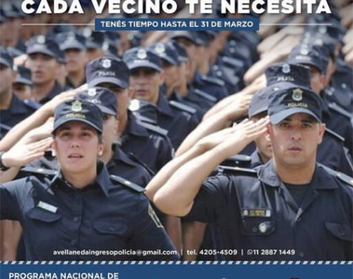 Inscriben para ingreso Policial 2021