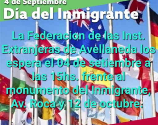 Homenaje a los inmigrantes