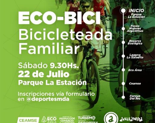 Bicicleteada familiar en Avellaneda