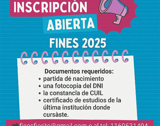 Hospital Fiorito: Abierta la inscripción al Plan FINES 2025